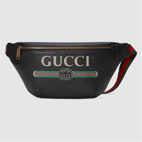 gucci print leather belt bag buy cheap|gucci waist pouch belt bag.